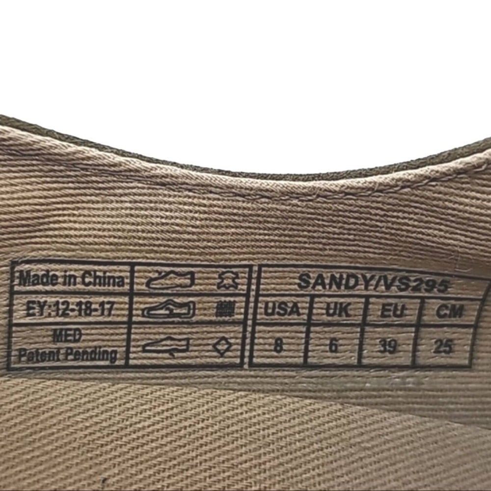Vionic Suede Lace-Up Espadrilles Sandy Olive - Picture 2 of 12